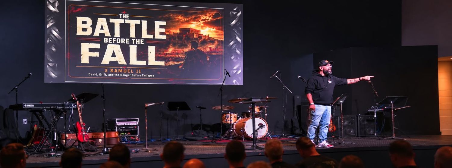 Adrian Ferrari teaching from 2 Samuel 11